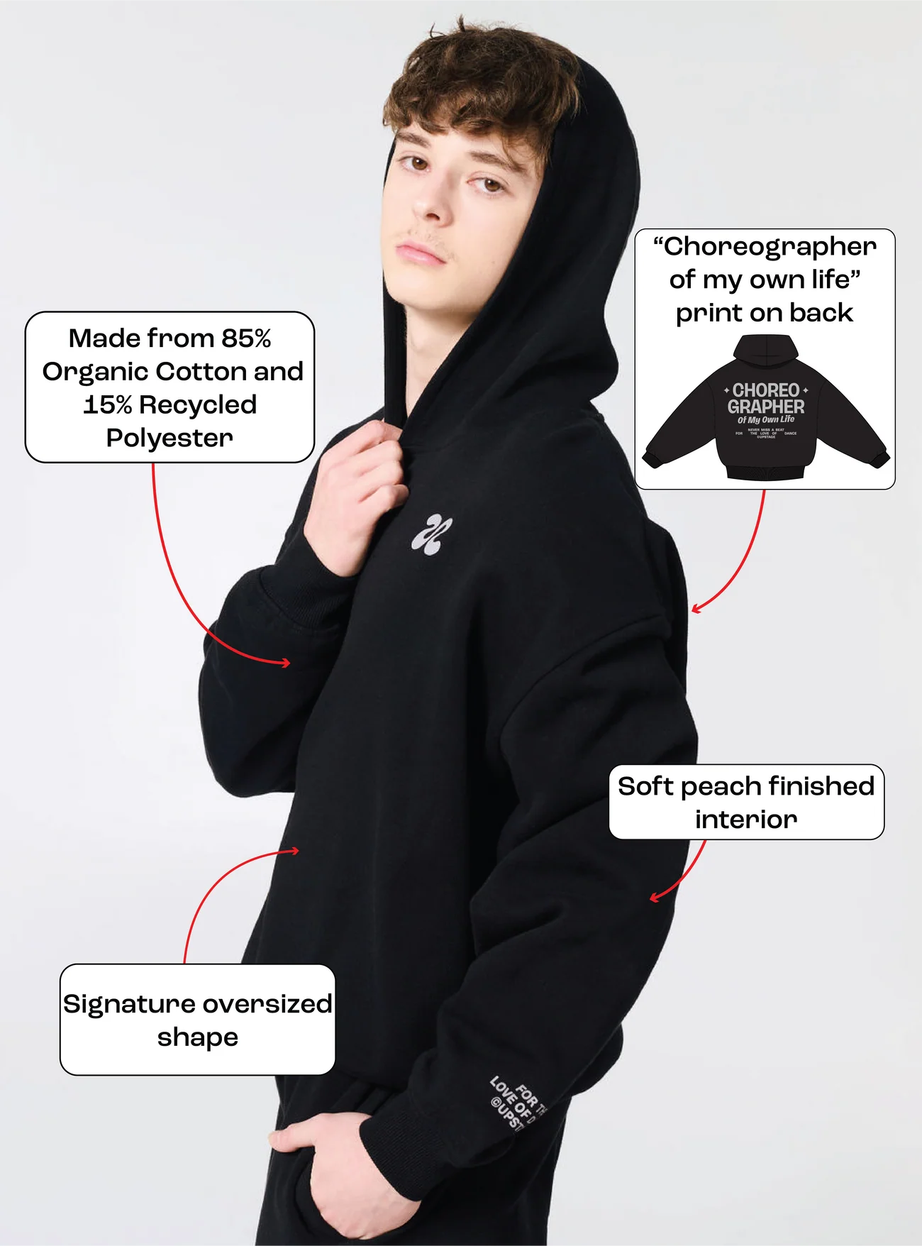 UPSTAGE – Freestyle Oversized Hoodie
