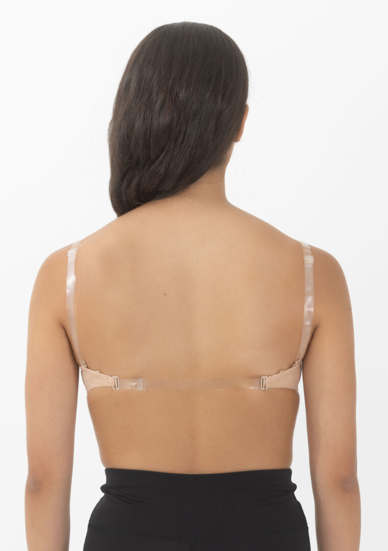Studio 7 Convertible Dance Bra with Clear Straps