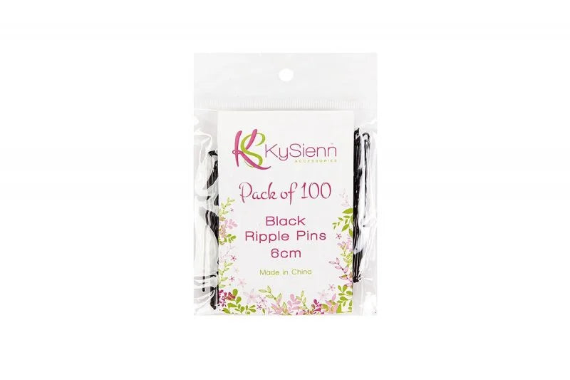 Bun/Ripple Pins - 6cm | 50 Pack & 100 Pack