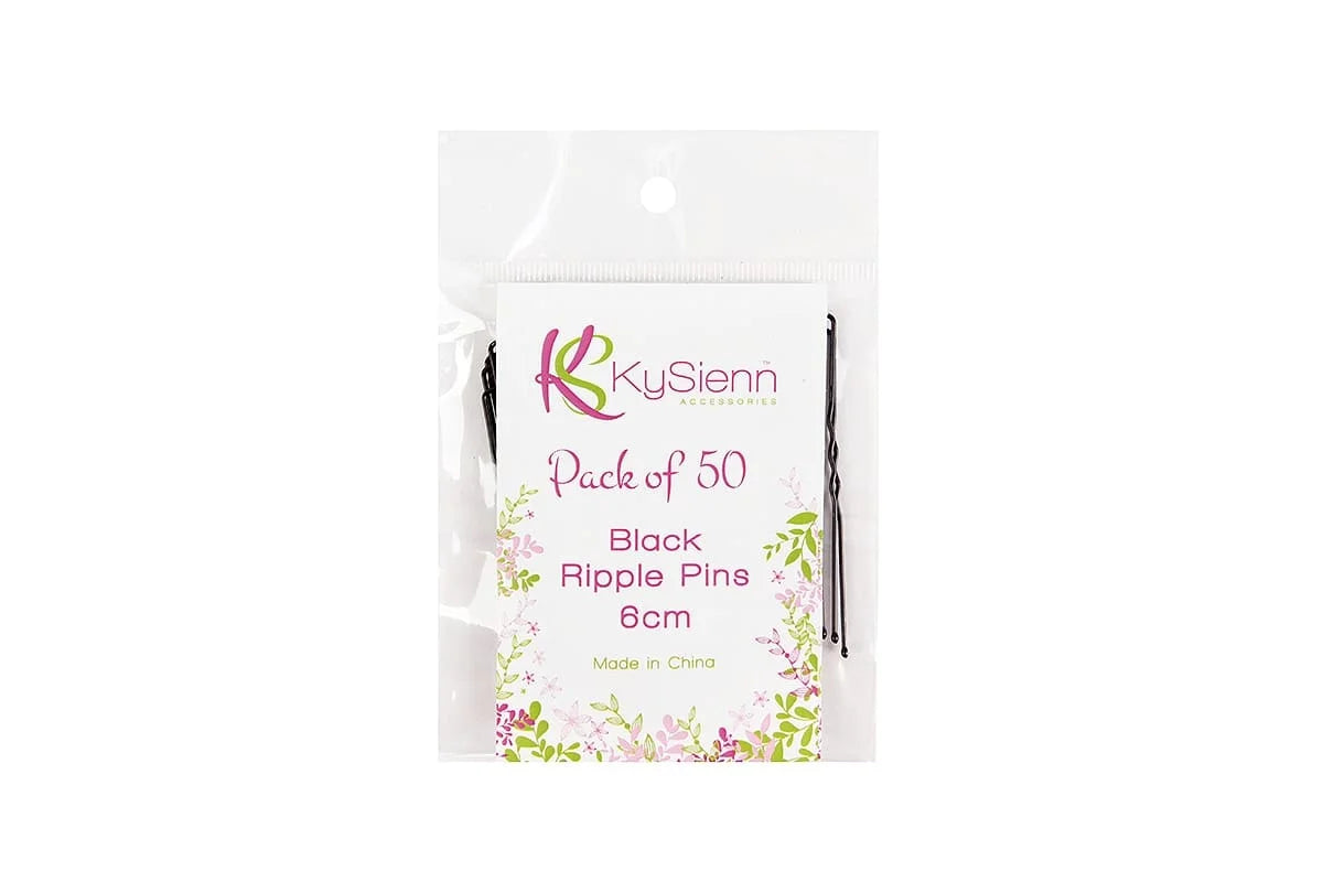 Bun/Ripple Pins - 6cm | 50 Pack & 100 Pack