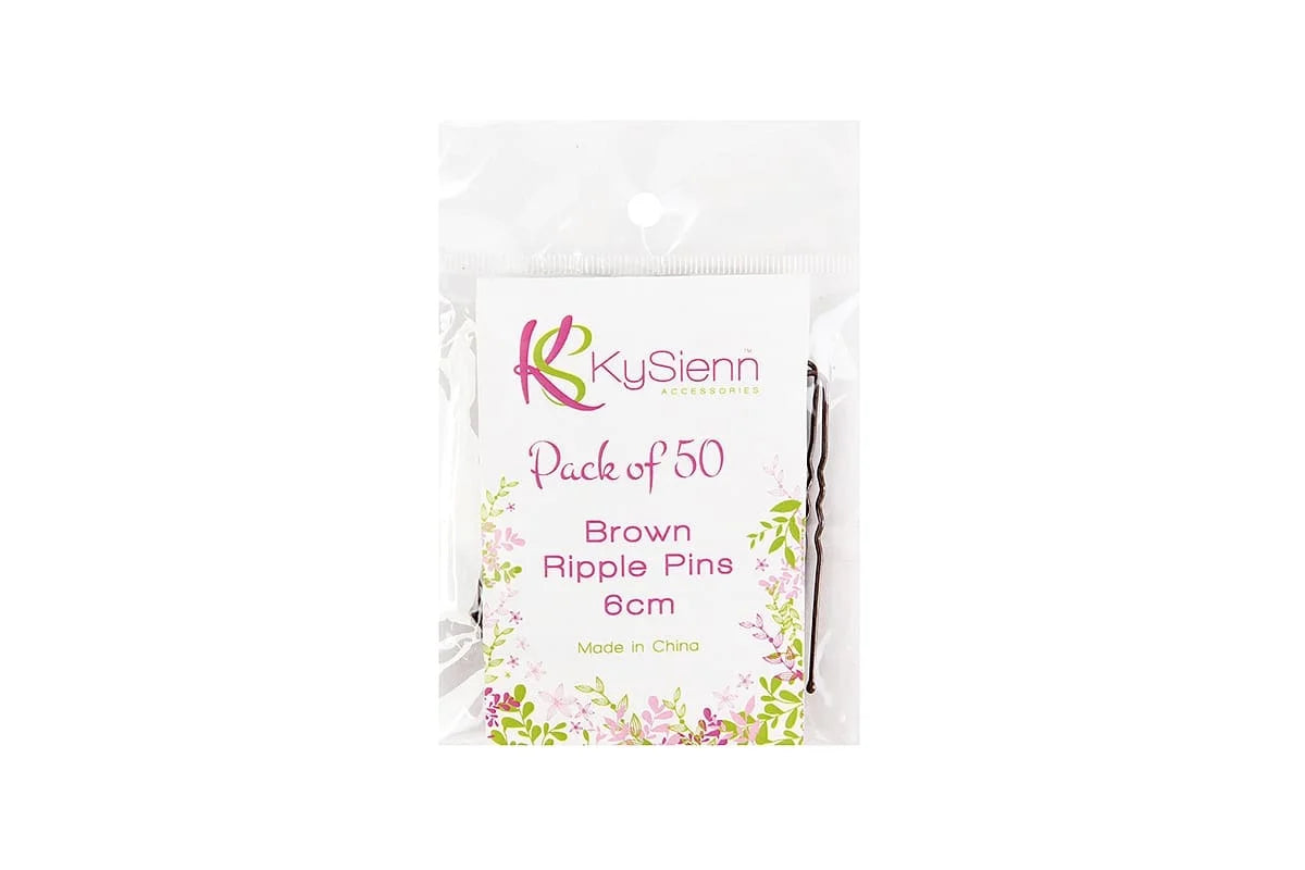 Bun/Ripple Pins - 6cm | 50 Pack & 100 Pack