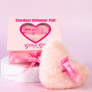 GLITTER GIRL – Stardust Shimmer Puff | Love Heart Edition