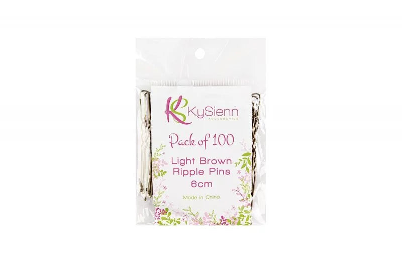 Bun/Ripple Pins - 6cm | 50 Pack & 100 Pack