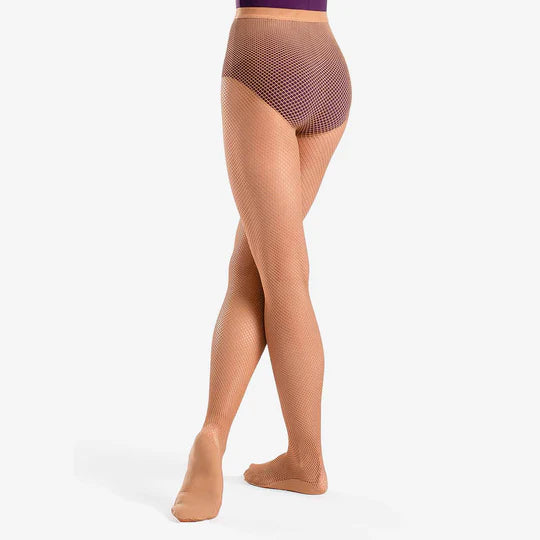 So Danca Adult Fishnet Dance Tights – Solid Foot