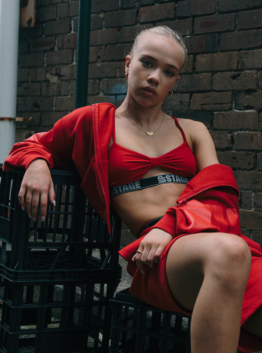 UPSTAGE – Knot Stop Crop Top