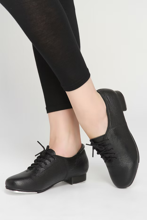 Dance Attitude - Lace Up Tap Shoes - Hard Sole