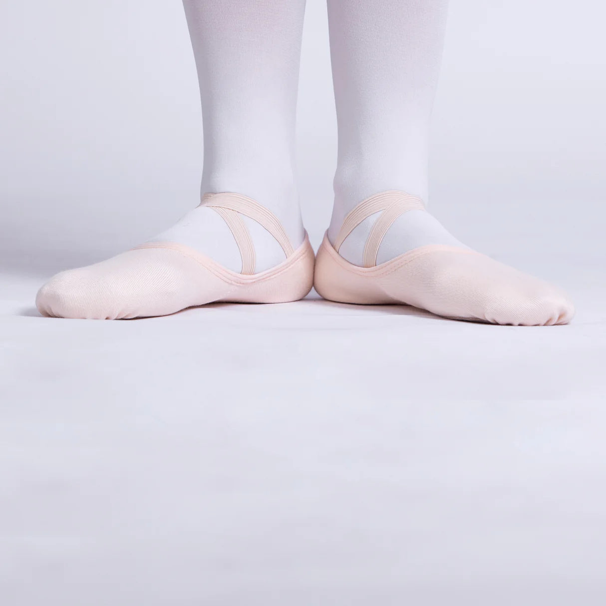 Dttrol 4-Way Stretch Canvas Ballet Shoes - Salmon