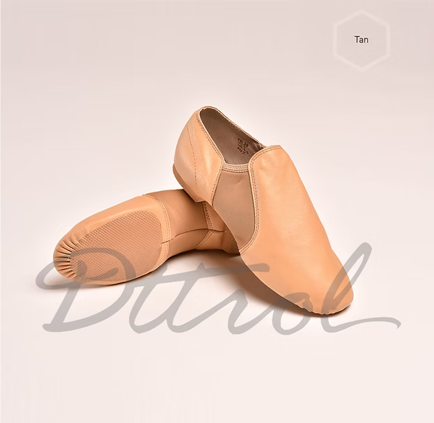 Dttrol Little Dancers Elastic Jazz Shoes