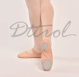 Dttrol Split Sole Leather Ballet Shoes