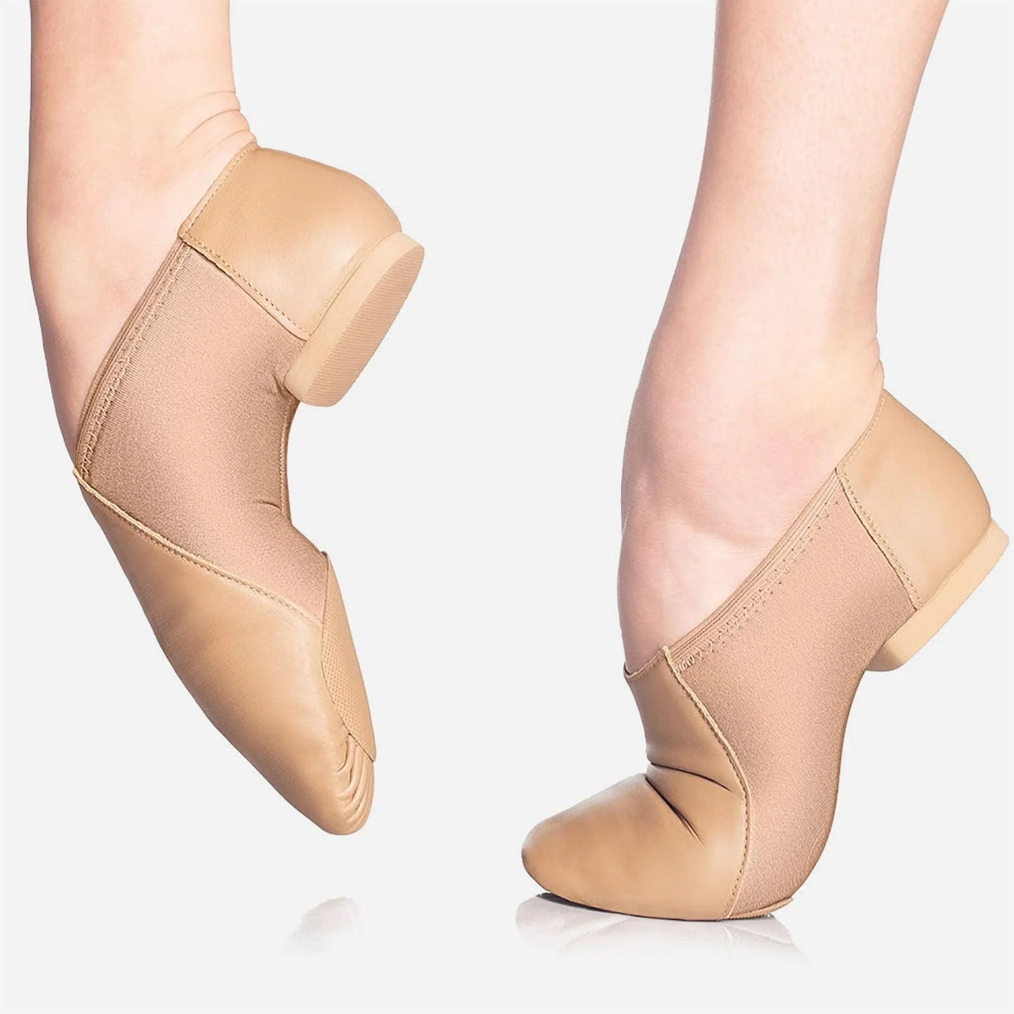 So Danca Adult Leather Jazz Shoe - Black & Tan